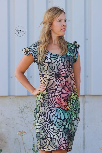 ColorDrops MID - savannah feeling - Bio-Jersey - 0,85 m RESTSTÜCK