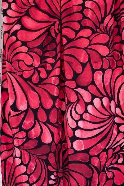 ColorDrops MAXI - dark mono rotpink - Viskose-Jersey - VORBESTELLUNG