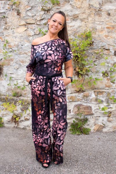 ColorFlowers - lovely old pink - Viskose-Jersey - VORBESTELLUNG