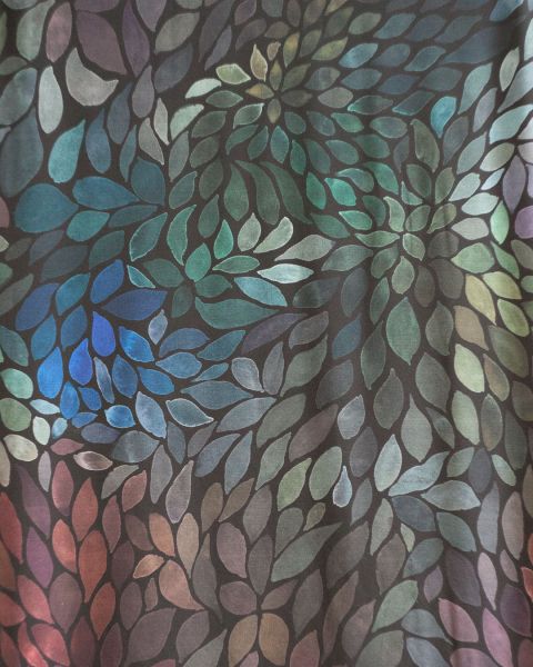ColorLeaves - mystic night - Viskose-Jersey - VORBESTELLUNG