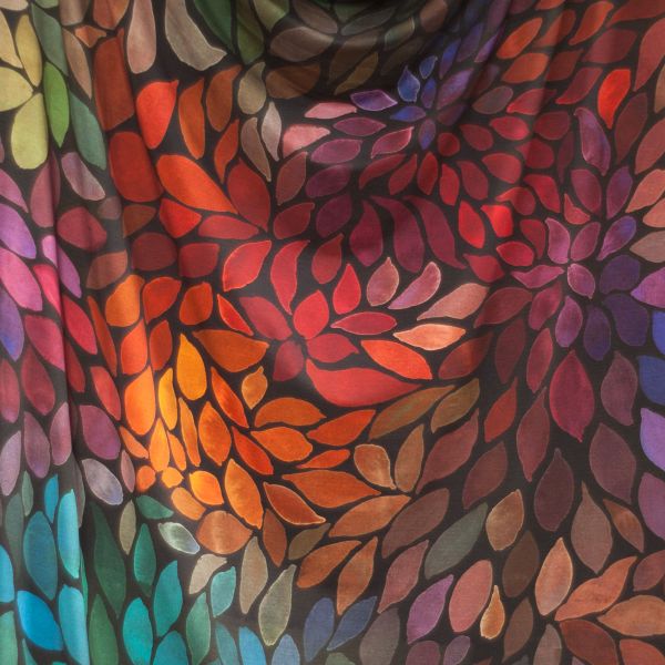 ColorLeaves - warm energy - Viskose Webware - VORBESTELLUNG