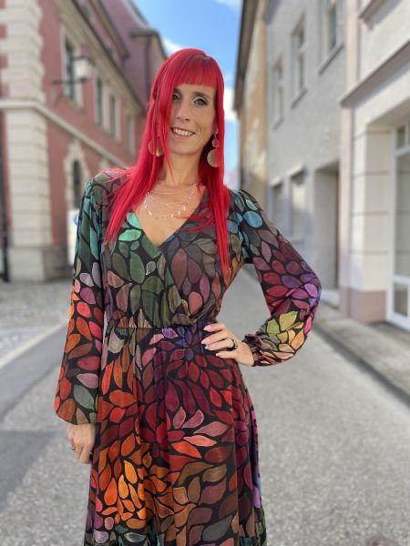 ColorLeaves - warm energy - Viskose-Jersey - VORBESTELLUNG