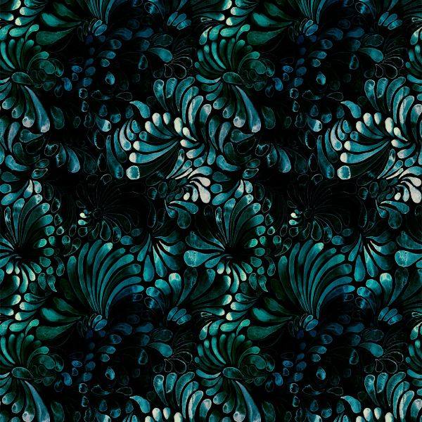 ColorDrops MINI - dark - turquoise - Bio-JERSEY