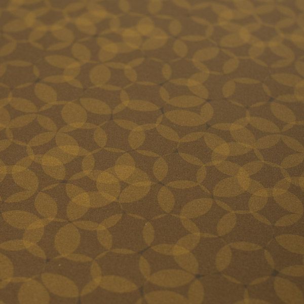 DarkBokeh - golden caramel - Bio-Sommersweat - 0,50 m RESTSTÜCK