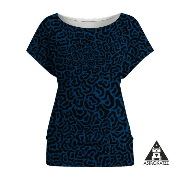 Fantasy Animal Print BIG - blau - Bio-Jersey - VORBESTELLUNG