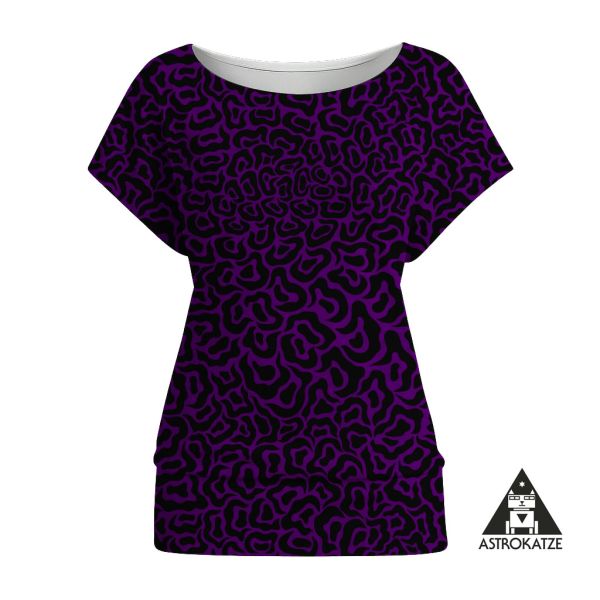 Fantasy Animal Print BIG - lila - Bio-Jersey - VORBESTELLUNG