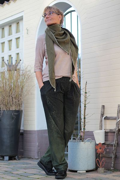 Fantasy Animal Gradient - grün - Bio-Jersey - VORBESTELLUNG