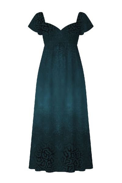 Fantasy Animal Gradient - petrol - Bio-Jersey - VORBESTELLUNG