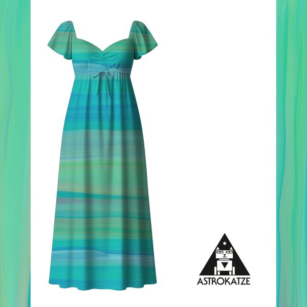 FarbFlux - aqua aura - Viskose-Jersey - VORBESTELLUNG