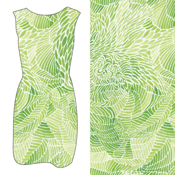 Fossilia - limone - Bio-Jersey