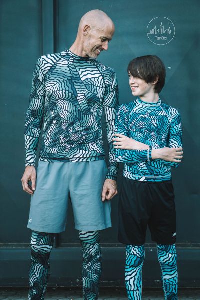 Gravitation - camouflage - Badeanzugstoff