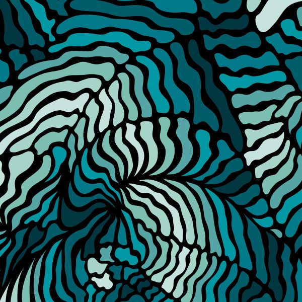 Gravitation BIG dark - aqua / türkis - Bio-Jersey - 2. Wahl
