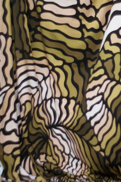Gravitation MAXI dark - nude / oliv - Viskose Webware - VORBESTELLUNG