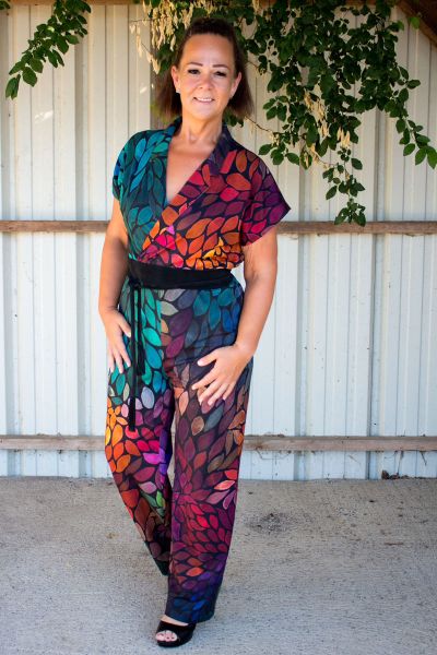 ColorLeaves - warm energy - Bio-Jersey
