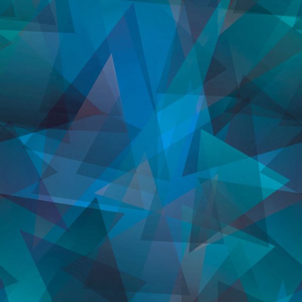 Kristallfantasie - blau - Bio-Jersey