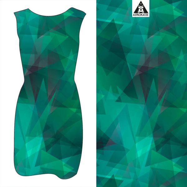 Kristallfantasie - grün - Bio-Jersey - Pre-Order - BITTE LESEN!