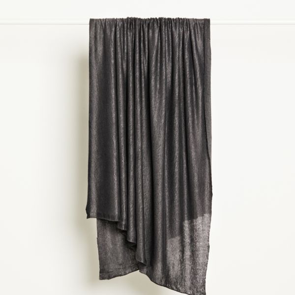Leinen Feinstrickstoff - Calm Grey - 100 % Leinen - 1,30 m RESTSTÜCK