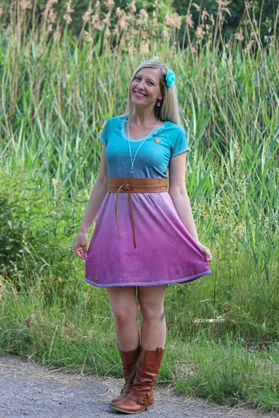 LeatherGradient - mermaid - Viskose-Jersey - VORBESTELLUNG