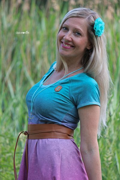 LeatherGradient - mermaid - Viskose-Jersey - VORBESTELLUNG