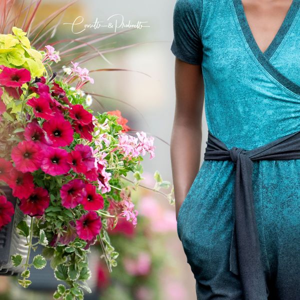 LeatherGradient - aqua - Lyocell / TENCEL-Crepe