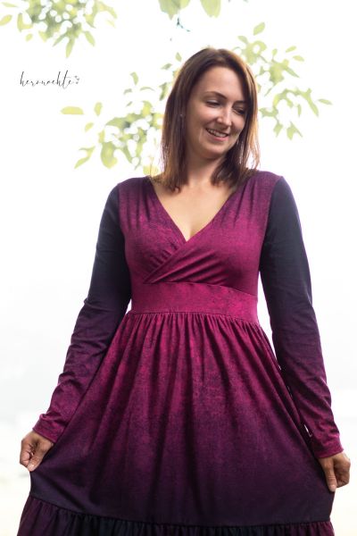 LeatherGradient - beere - Bio-Sommersweat