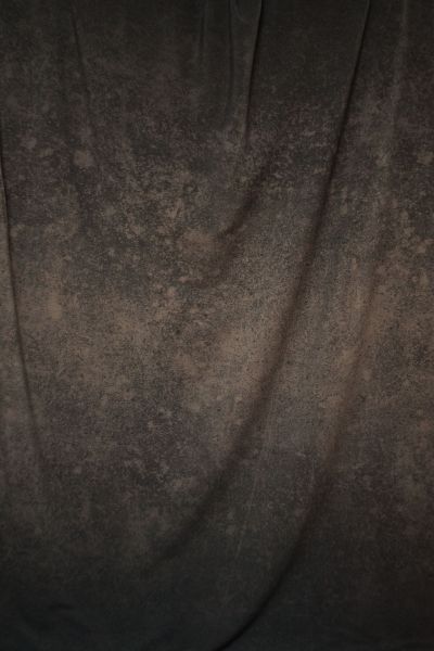 LeatherGradient - dark wood - Lyocell / TENCEL-Crepe - 1,40 m RESTSTÜCK