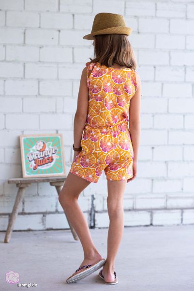 Lemonada - orange - Bio-Jersey - 1,75 m RESTSTÜCK