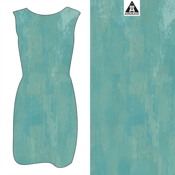 LostPlace - aqua - Viskose-Jersey - VORBESTELLUNG