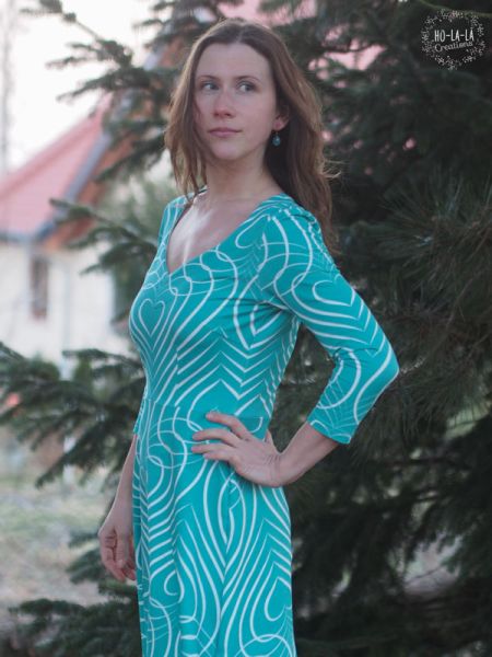 Love is all around - mint-türkis - Bio-Jersey