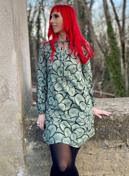 MaxiBlossom - grün - Bio-Jersey