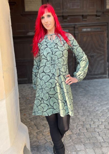 MaxiBlossom - grün - Bio-Jersey