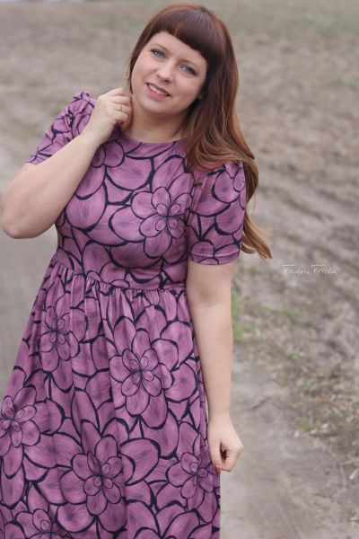 MaxiBlossom - rose - Bio-Jersey