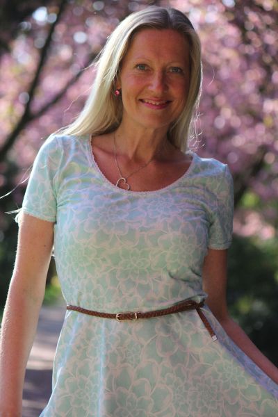 MysticBlossom BIG - retro mint - Bio-Jersey
