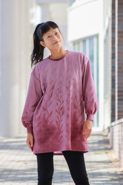 Nebelranken - antique rosé - Bio-Jersey