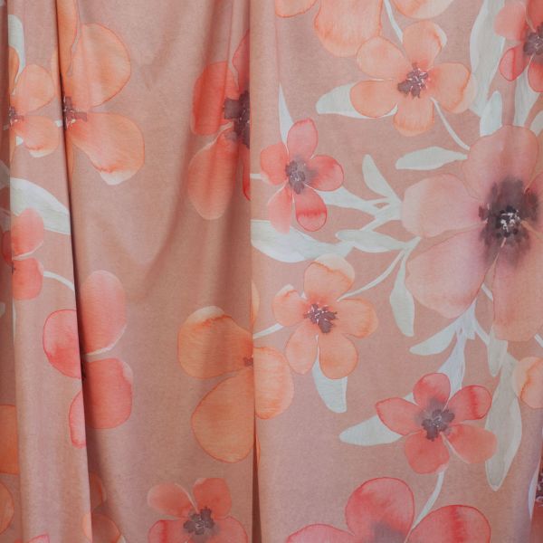 SoftBlossom - puder - Bio-Jersey - 2,40 m RESTSTÜCK
