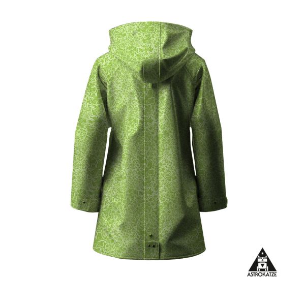 MagicBlossom - grün - Softshell - 1,40 m RESTSTÜCK