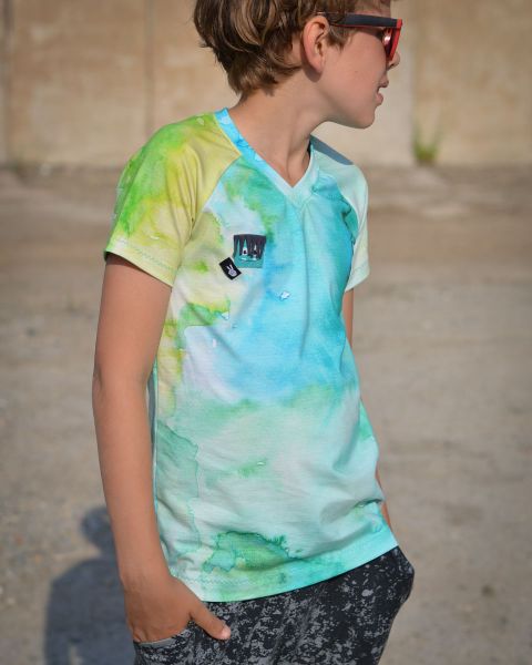 SummerSplash - sunny days - 180 g/m2 BIO-SOMMERSWEAT - 2,30 m RESTSTÜCK