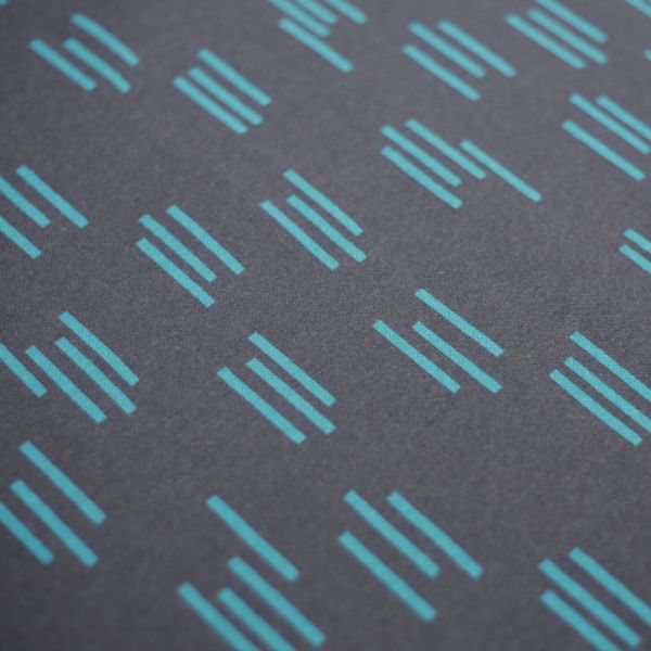 TriLine - anthrazit - Bio-Jacquard angeraut