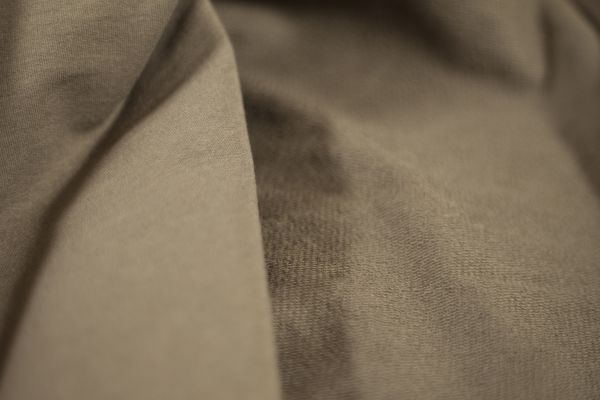 Bio-Sommersweat uni - oliv (khaki) - 280 g/m2