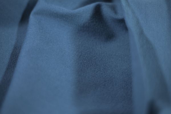 Bio-Sommersweat uni - petrolblau - 280 g/m2