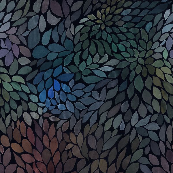 ColorLeaves MINI - mystic night - Viskose-Jersey - VORBESTELLUNG