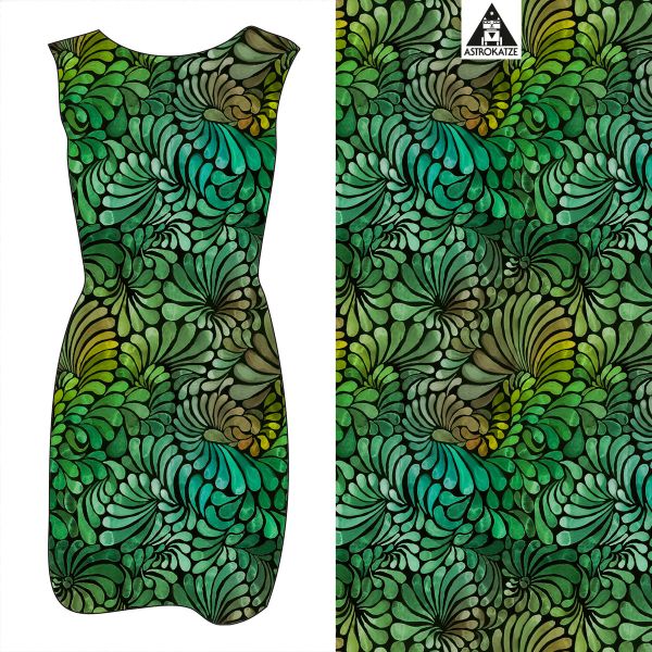 ColorDrops MID - jungle power - Viskose Webware - VORBESTELLUNG