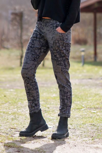 connected - grau - Bio-Jersey - 1,95 m RESTSTÜCK