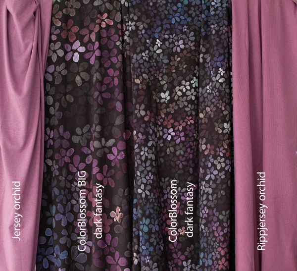 ColorBlossom - dark fantasy - Modal-Sommersweat 280 g/m2