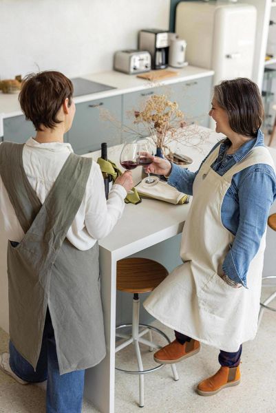 Recyceltes Geschirrtuch Isae Camel 50 X 70 - beige