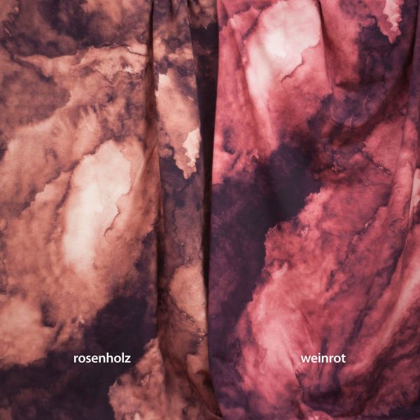 MysticSpace - mono weinrot - Bio-Sommersweat - 1,95 m RESTSTÜCK