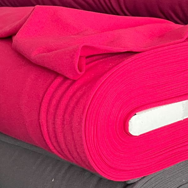 Bio-Jersey UNI - fuchsia - ca. 220 g/m2 - 1,15 m RESTSTÜCK