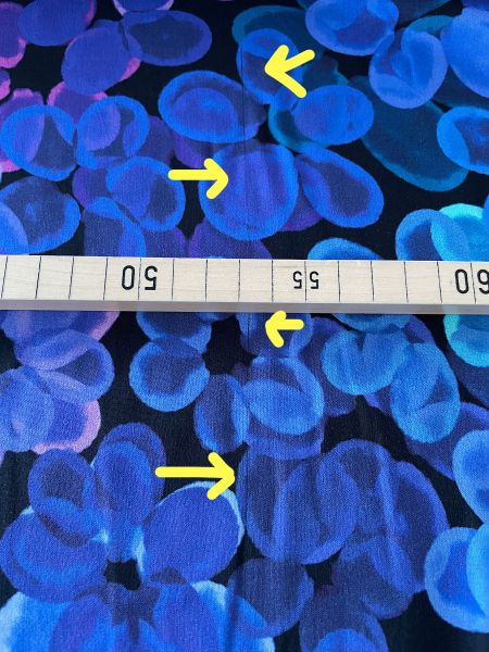 VibrantBlossom - electric blue - Viskose Webware - 2. Wahl