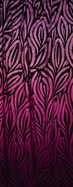 Zebrablume - gradient berry - Viskosejersey