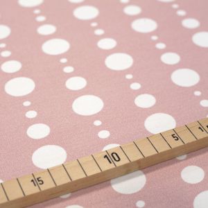 Bubbledrops - rosa - Bio-Sweat - angeraut - 0,90 m RESTSTÜCK